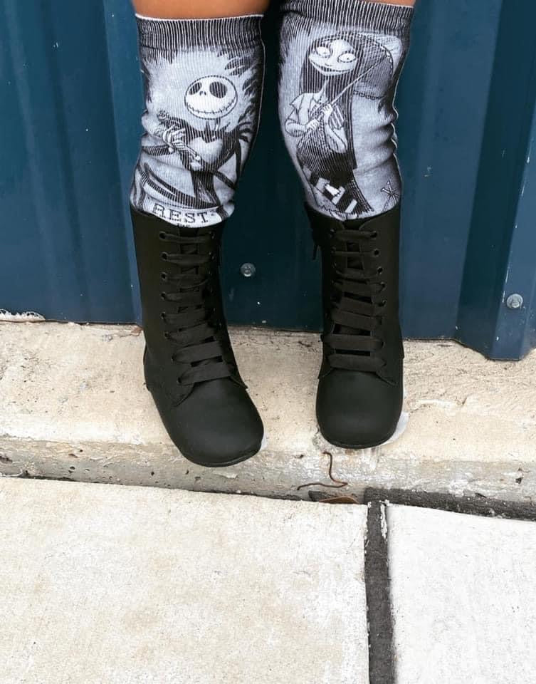 Matte Black Vintage Black Nyx Booties!