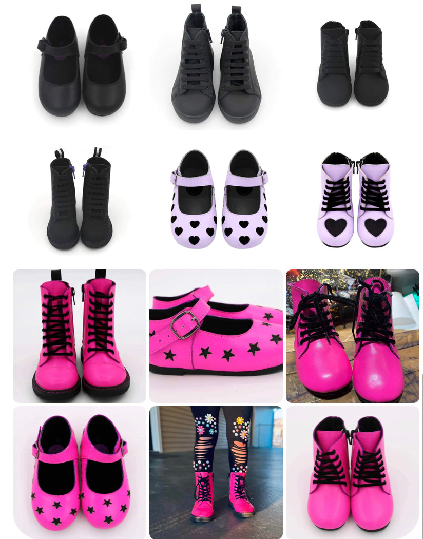 Matte Black Vintage Black Nyx Booties!