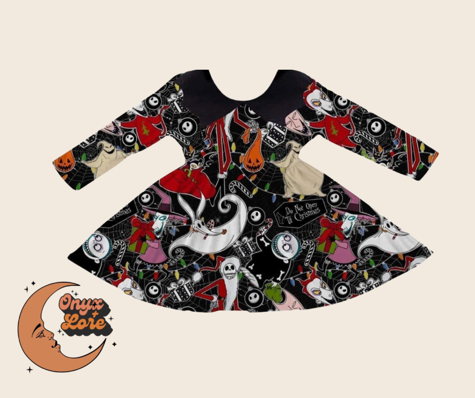 Nightmare Burton Twirl Spooky Christmas 2T+