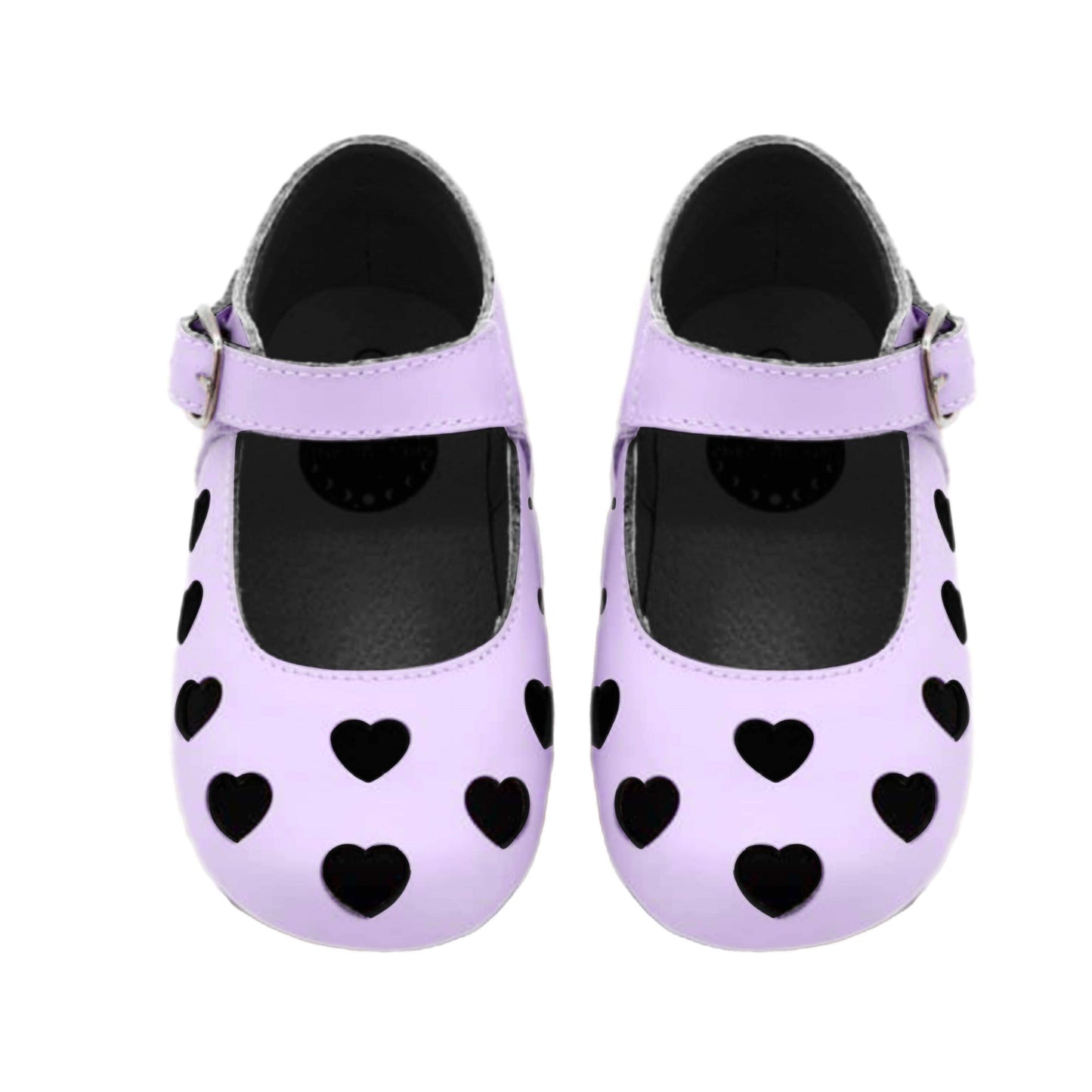 Valentines Special! THREE Pairs of Mix + Match Mary Janes! Pink + Candy Hearts + Matte Black