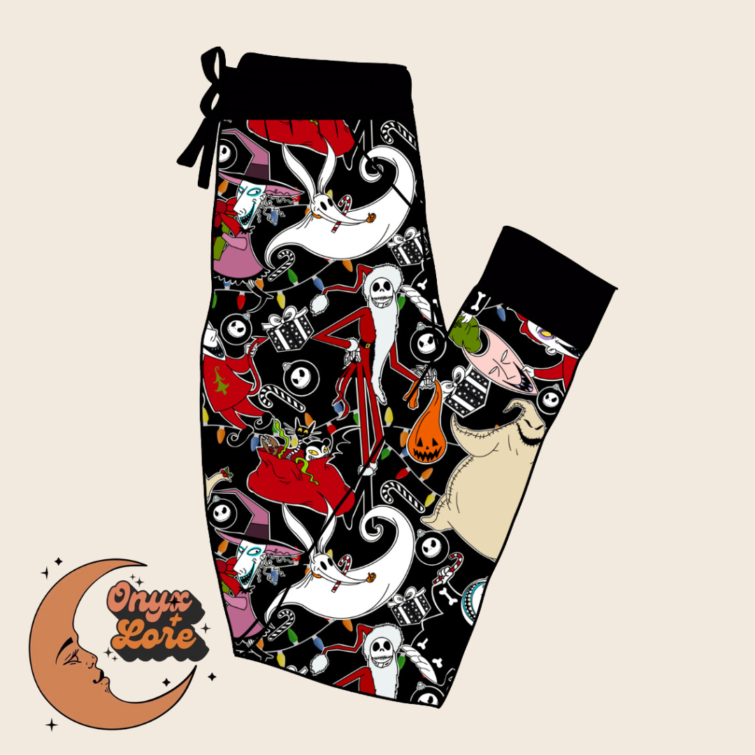 Nightmare Burton Adult Joggers Spooky Christmas