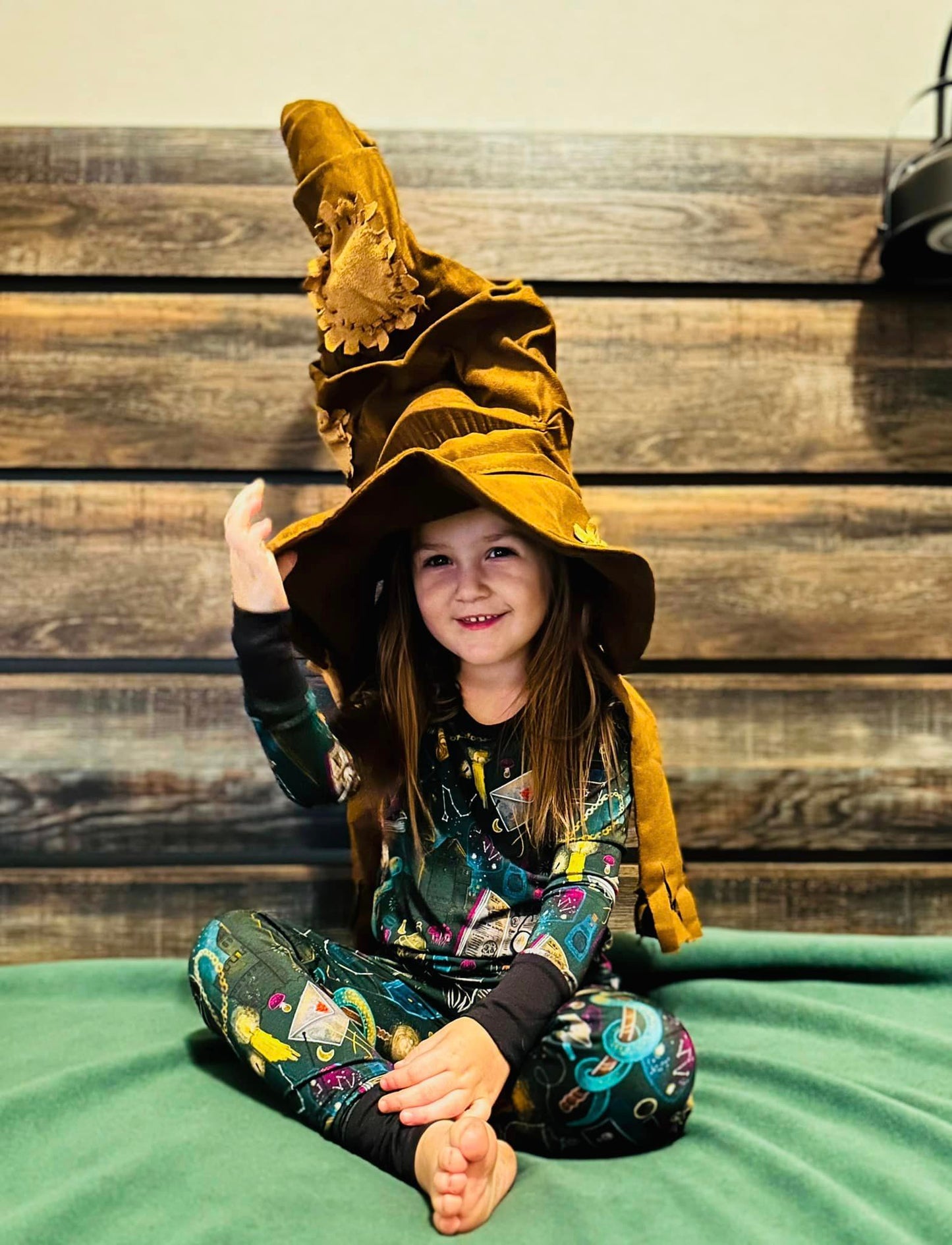 Ready to Ship Wizardly Dark Arts + Academia Two Piece Bamboo Pajamas
