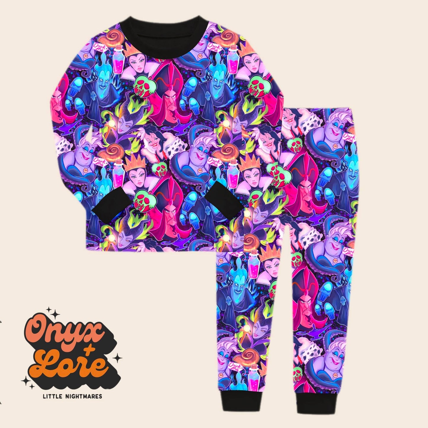 Ready to Ship Evilest of Them All Two Piece Bamboo Pajamas
