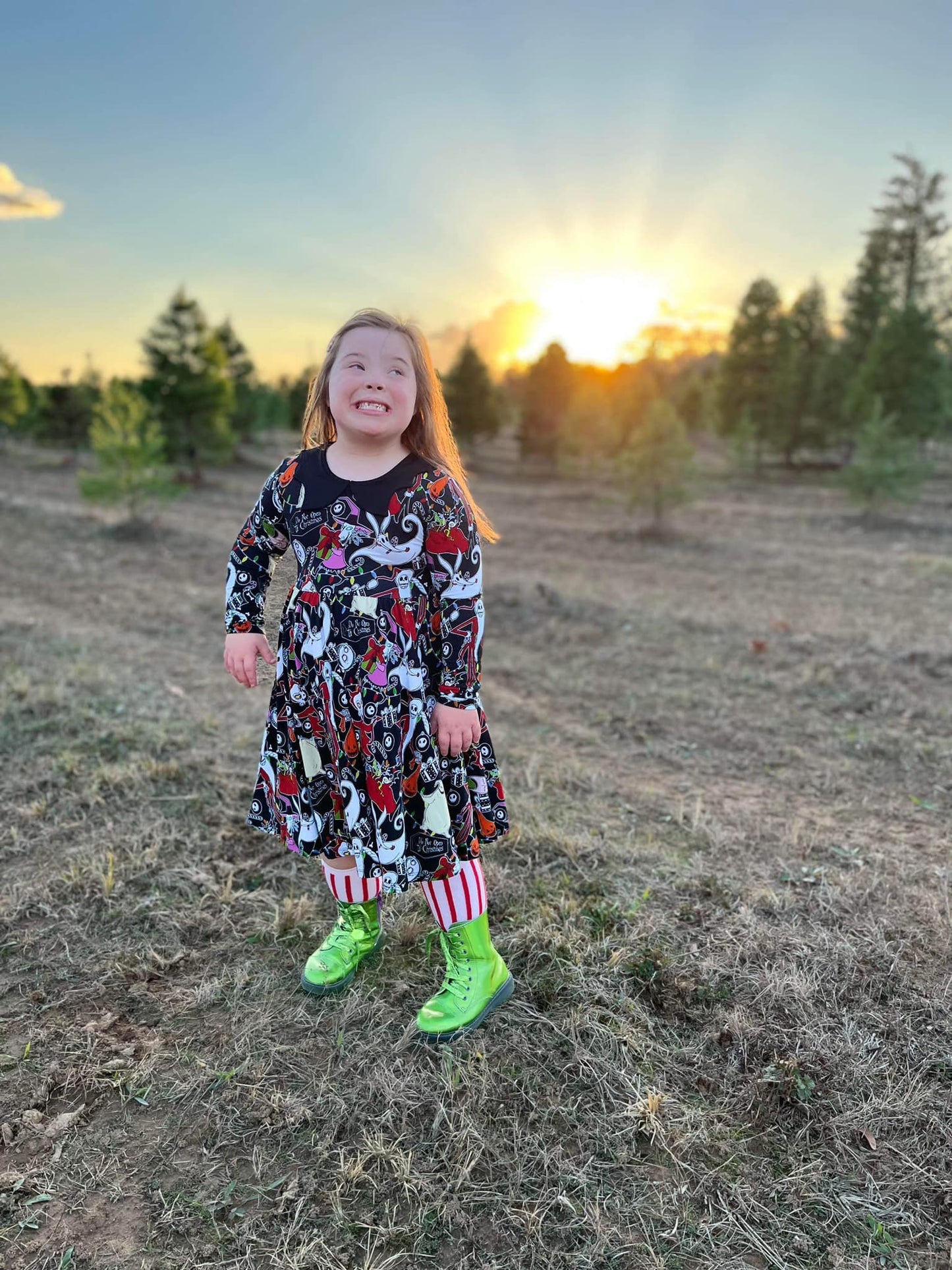 Nightmare Burton Twirl Spooky Christmas 2T+