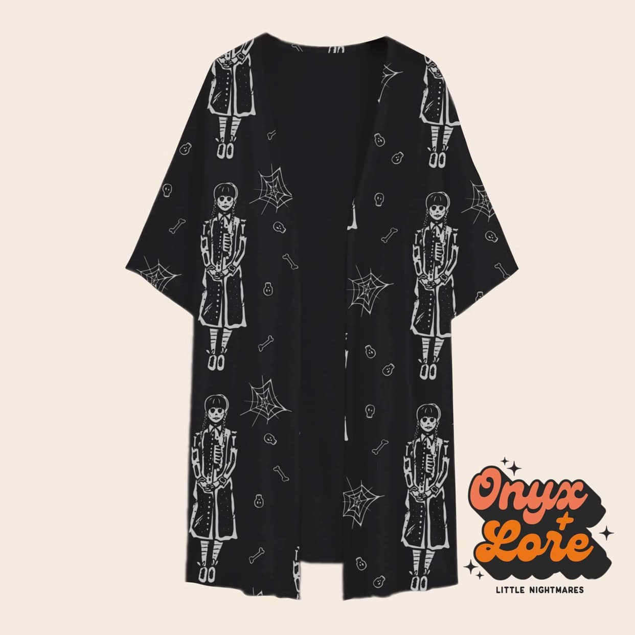 READY TO SHIP-- Wednesday Spooky Girl inspired large scale Spellduster