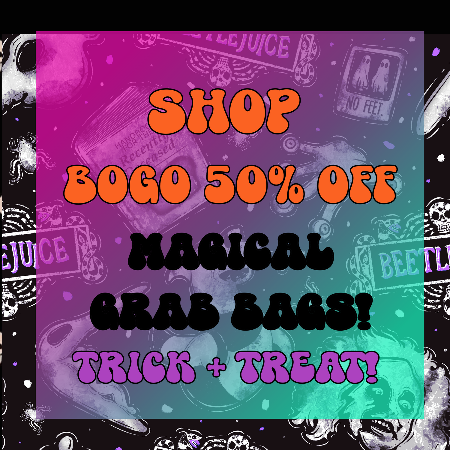 Mystery Grab Bags!! Bamboo + Shoes. Trick or Treat!