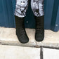 Ready to Ship- Luxe Matte Black Vintage Black Nyx Booties!