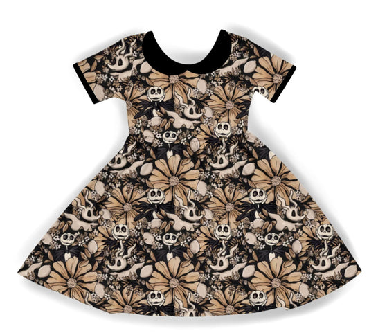 Ready to Ship- Jack + Zero Floral Magical Twirl Bamboo Dresses