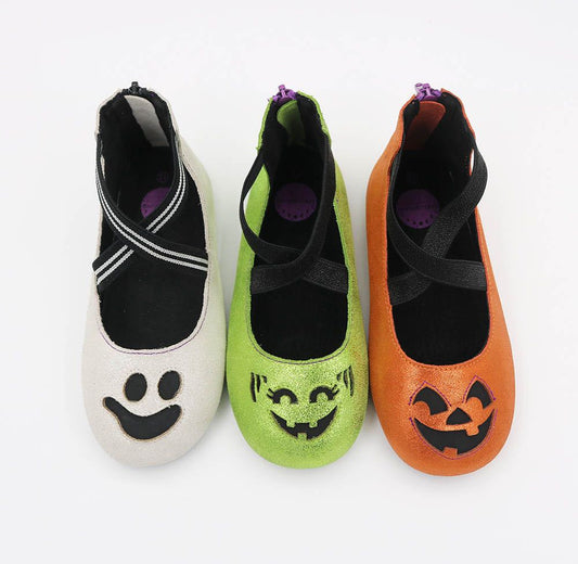 ALL 3 VINTAGE McSPOOKY PAIL SHOES- McGhostie, McWitchy Green, McPunkin!