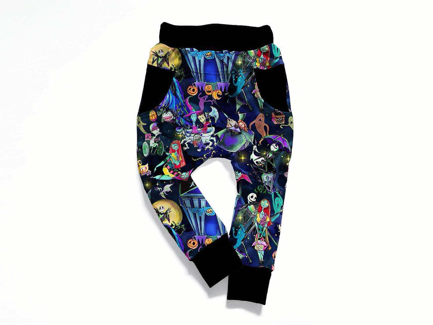 Nightmare Spooky Halloween Town Storyteller Daywear Terry Joggers!