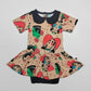 Ready to Ship- Grandpa + Eddie Vintage Monsters Bamboo Alt Twirl Dress!