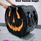 Ready to ship! Fringe Adult Oversized Black + Pumpkin face Halloween Spooky Girl Spellduster!