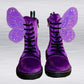 READY TO SHIP:  The Amethyst Purple Velvet Modern 90s Combats