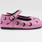 Pink Pastel Moon Witch Black Crescent Mary Janes