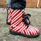 READY TO SHIP-Candy Cane Red + White Striped Combats!