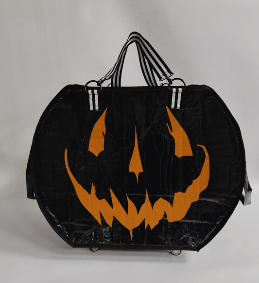 The Salem Undertaker Tote! Reversible, Folds up! Spooky Schlepping made EASY!