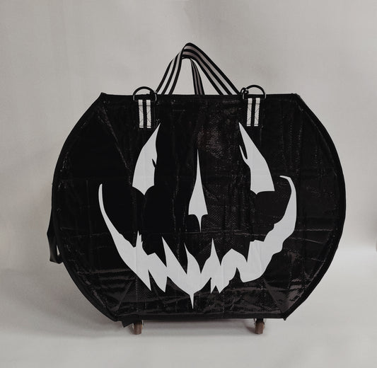 The Salem Undertaker Tote! Reversible, Folds up! Spooky Schlepping made EASY!