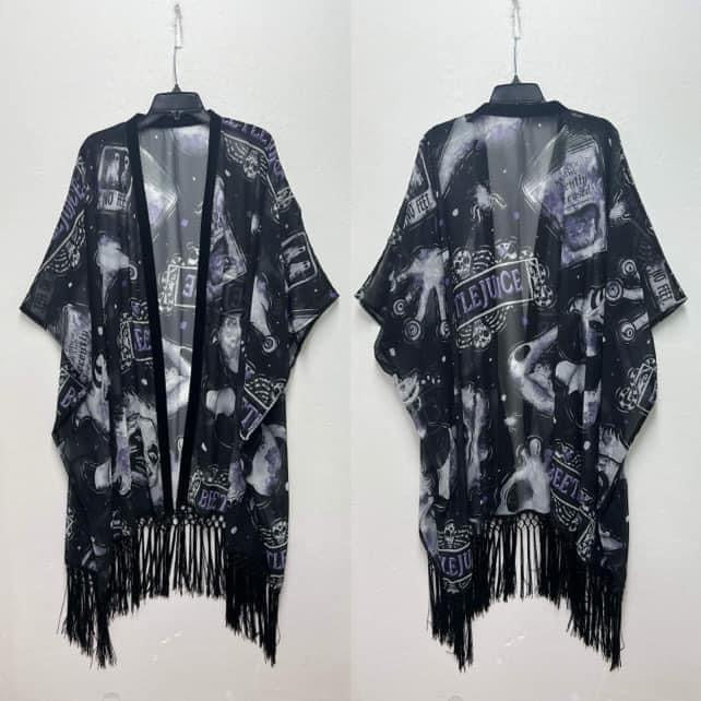 Ready to Ship! FRINGE GHOST WITH THE MOST SPELLDUSTER! Coverup/ Layering Piece!