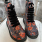 READY TO SHIP VICTORIAN SALEM FLORAL FAUX EMBROIDERY COMBATS