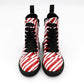 Candy Cane Red + White Striped Combats!