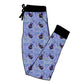 Mothman Comfy Bamboo Lavender Floral Joggers~