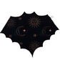 The Baby Bat Bamboo Blanket! Cosmos Pattern! SUns + Moons + Metallic! Minky back!
