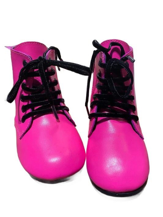 HOT PINK ADORABLE NYX BOOTIES! Vintage 80s Boots!