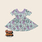 Ready to Ship Starbie Ghouls + Pastel Goth Vibes --Twirl Dress with Peter Pan Collar! Bigger Sizes