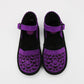 READY to SHIP - Brewing Potion Purple Bat + Moon Sueded Eris Sandals